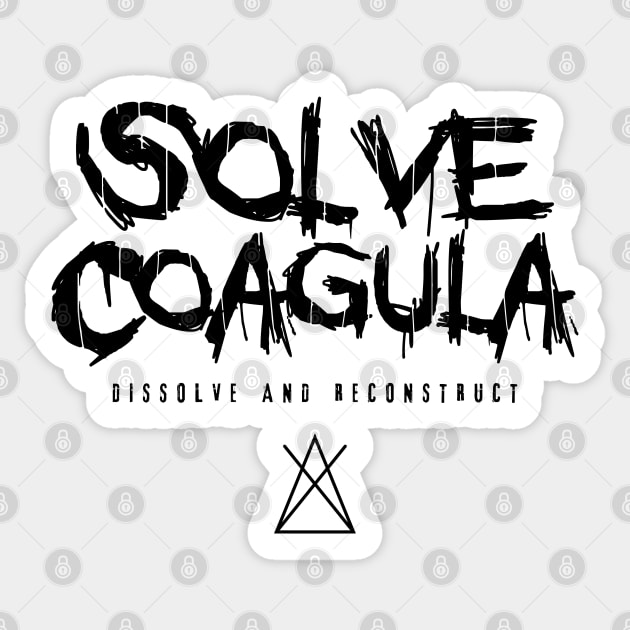SOLVE COAGULA Sticker by artslaves